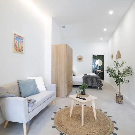 Апартаменты Ppa22 Loft - Acogedor Loft Cercano Al Metro Zona Ayora *